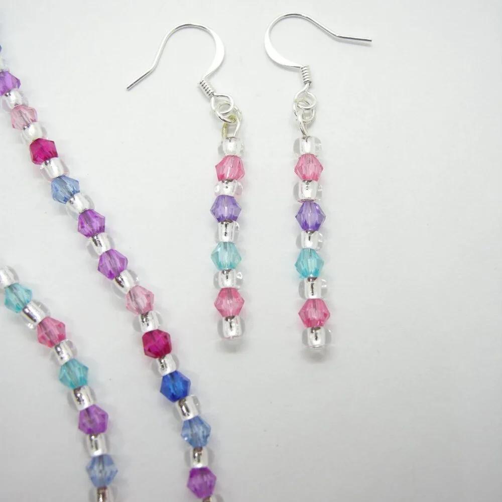 Handcrafted Angel Jewelry Set – Necklace, Bracelet, & Earrings - Picture 4 of 6